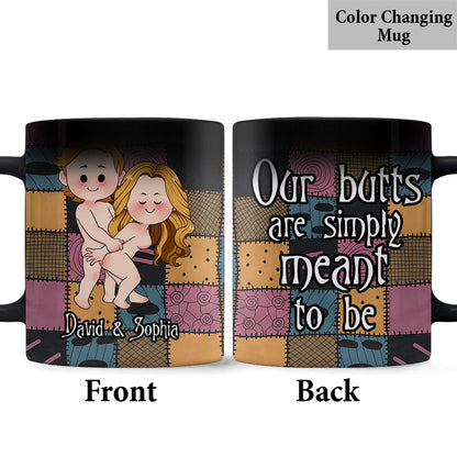 We're Simply Meant To Be Nightmare Naughty Couple - Personalized Couple Mug