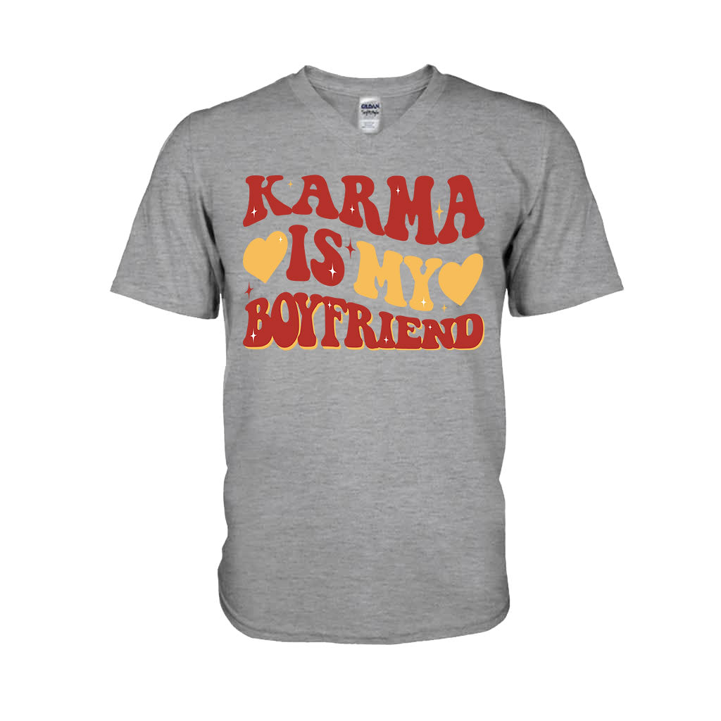 Karma Is My Bf Gf - Personalized Tay-tay Lover T-shirt And Hoodie