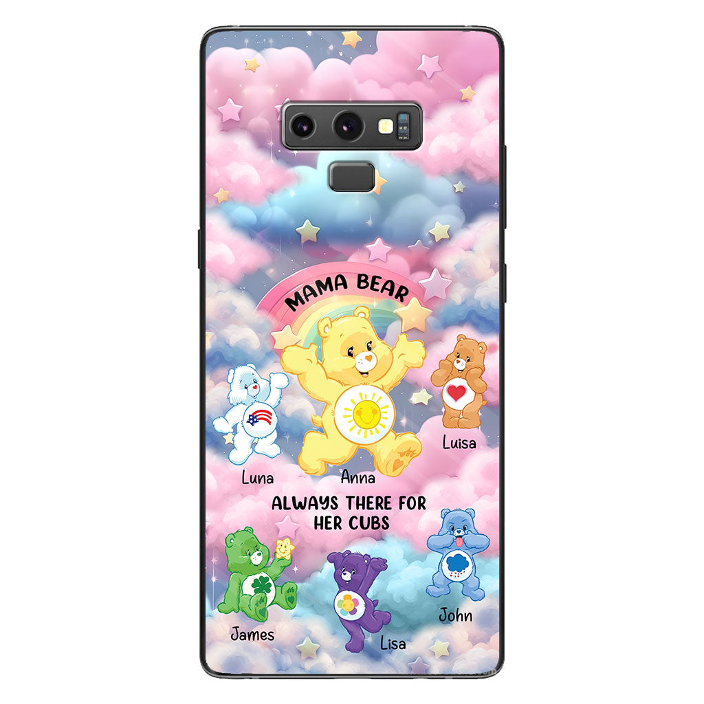 Mama Bear Always There - Personalized Mother Phone Case