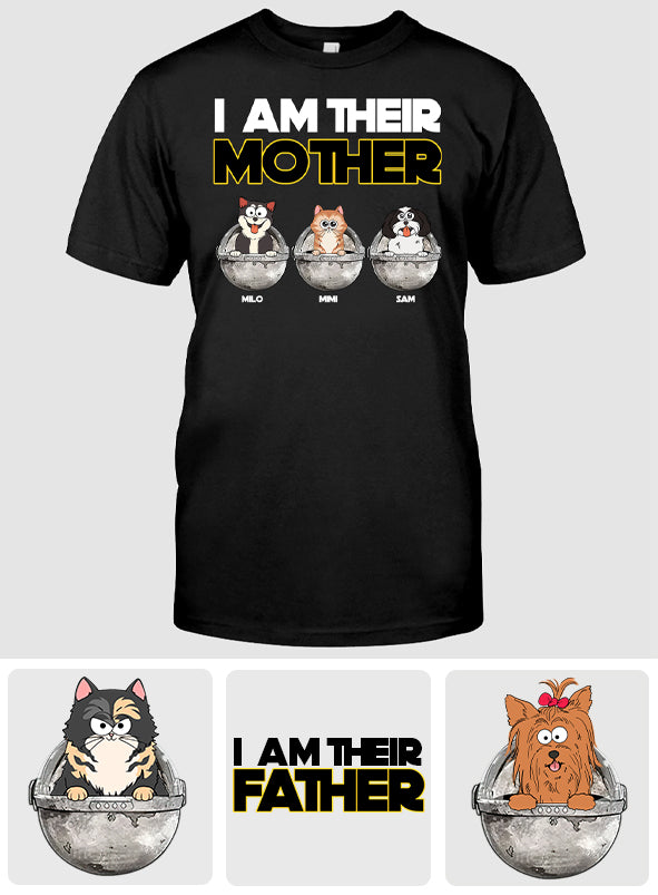 I Am Their Father/ Mother - Personalized Dog T-shirt And Hoodie