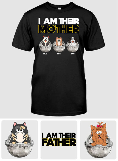 I Am Their Father/ Mother - Personalized Dog T-shirt And Hoodie