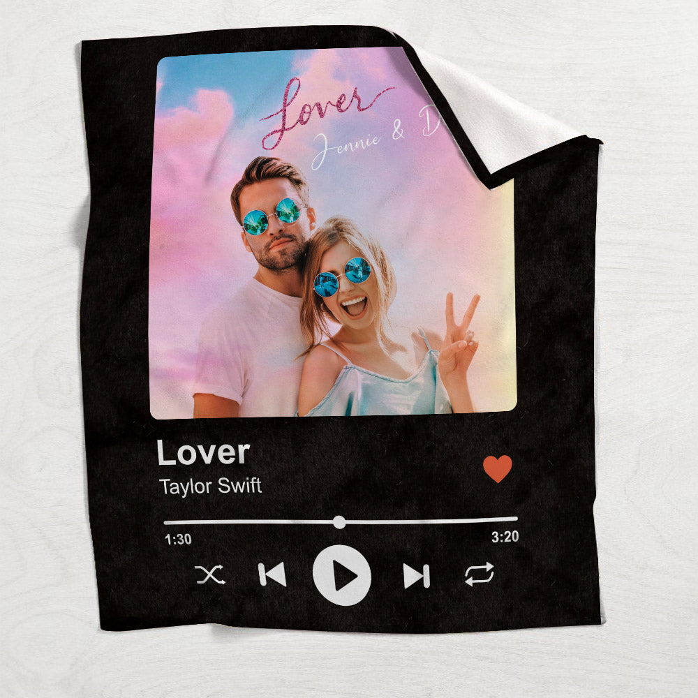 Lover - Personalized Couple Blanket