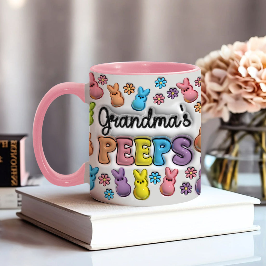 Grandma’s Bunnies - Personalized Grandma Accent Mug