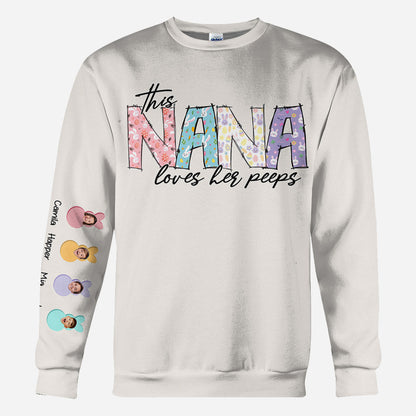 This Mama/ Nana/ Mimi... Loves Her Bunnies - Personalized Mother All Over Shirt