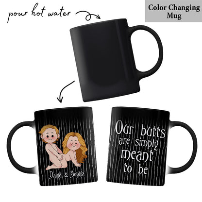 We're Simply Meant To Be Nightmare Naughty Couple - Personalized Couple Mug