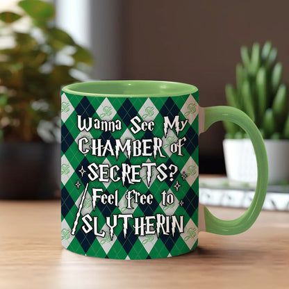 Chamber Of Secrets - Personalized Couple Accent Mug