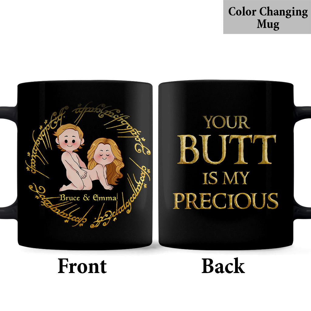 My Butt Is My Precious - Personalized Couple Mug