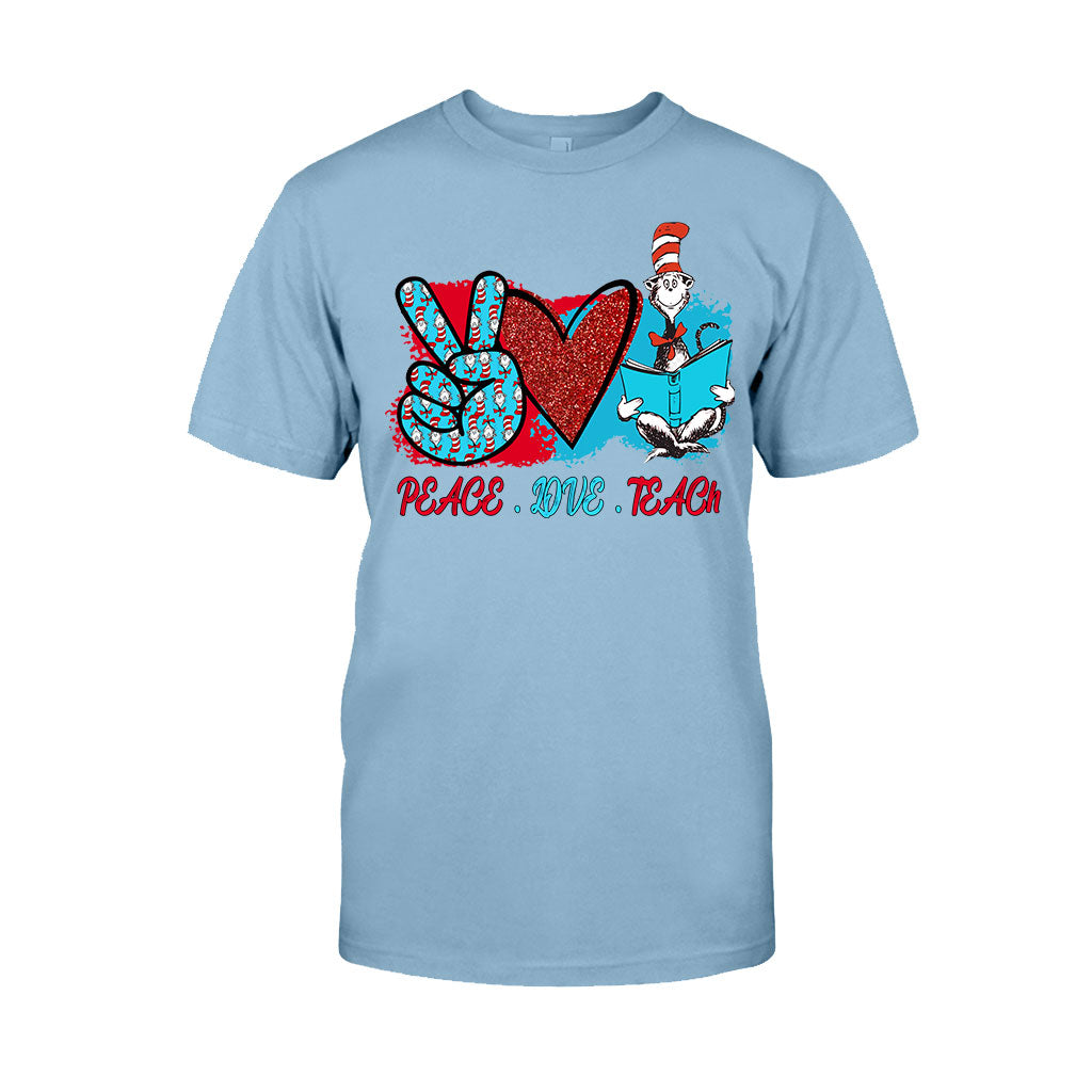 Peace Love Teach - Teacher Of All Things T-shirt And Hoodie