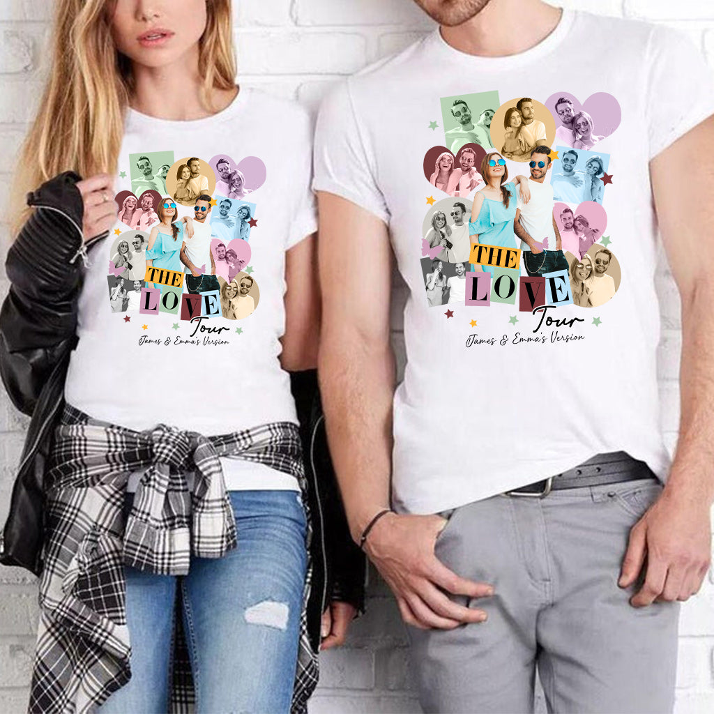 The Love Tour Our Version - Personalized Couple T-shirt And Hoodie