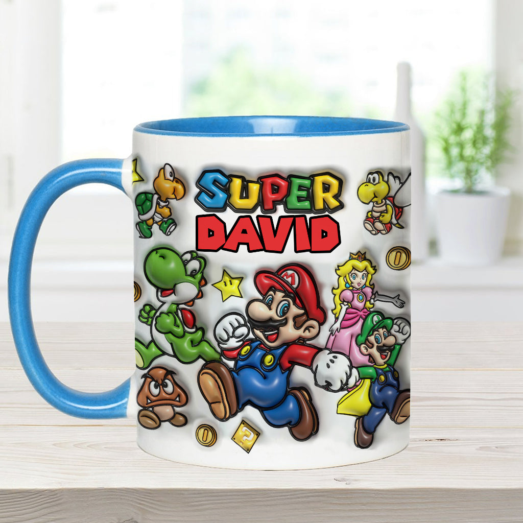 Super Mario - Personalized Super Plumber Accent Mug