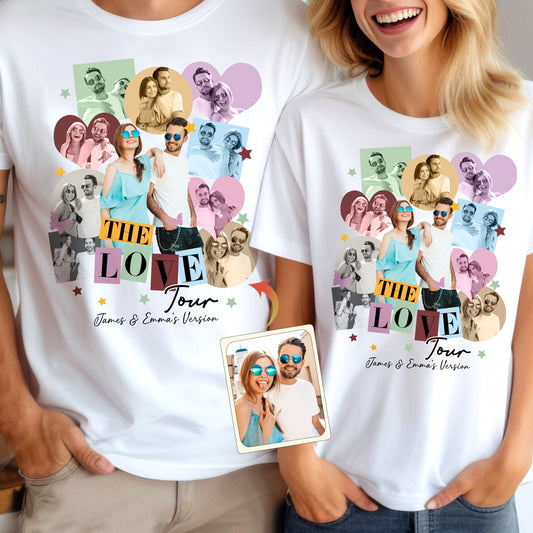 The Love Tour Our Version - Personalized Couple T-shirt And Hoodie