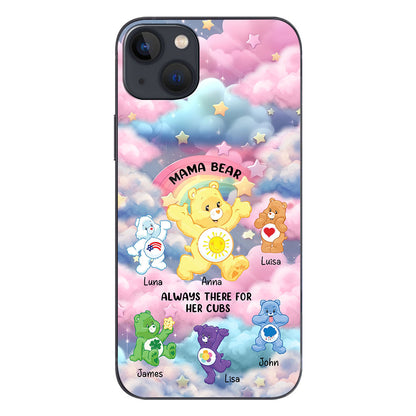 Mama Bear Always There - Personalized Mother Phone Case