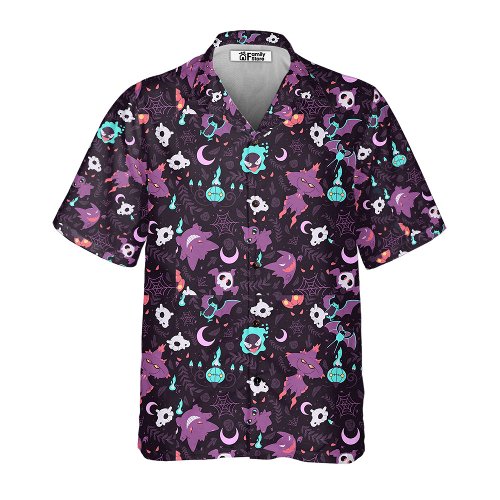 Cute Pattern Monster Trainer Hawaiian Shirt 0224