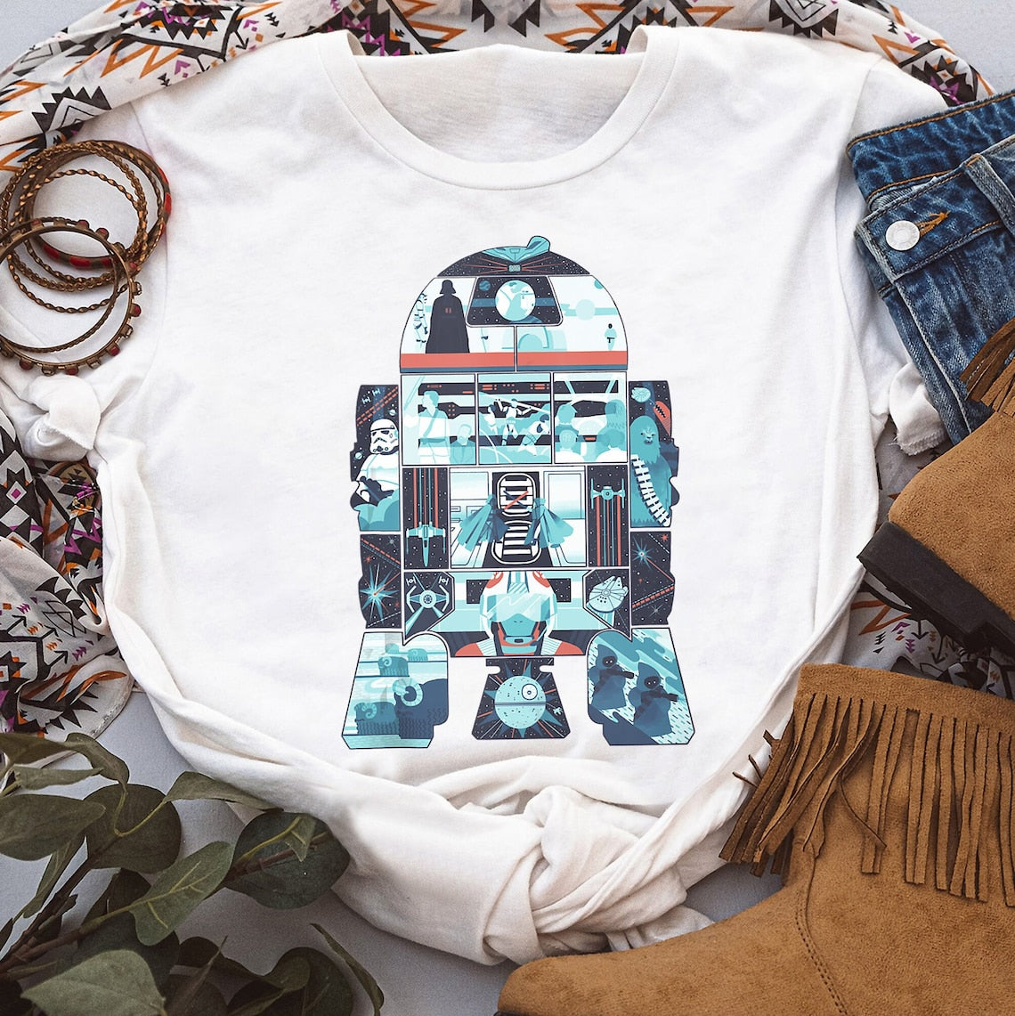 The Droid The Force T-shirt & Hoodie 0224