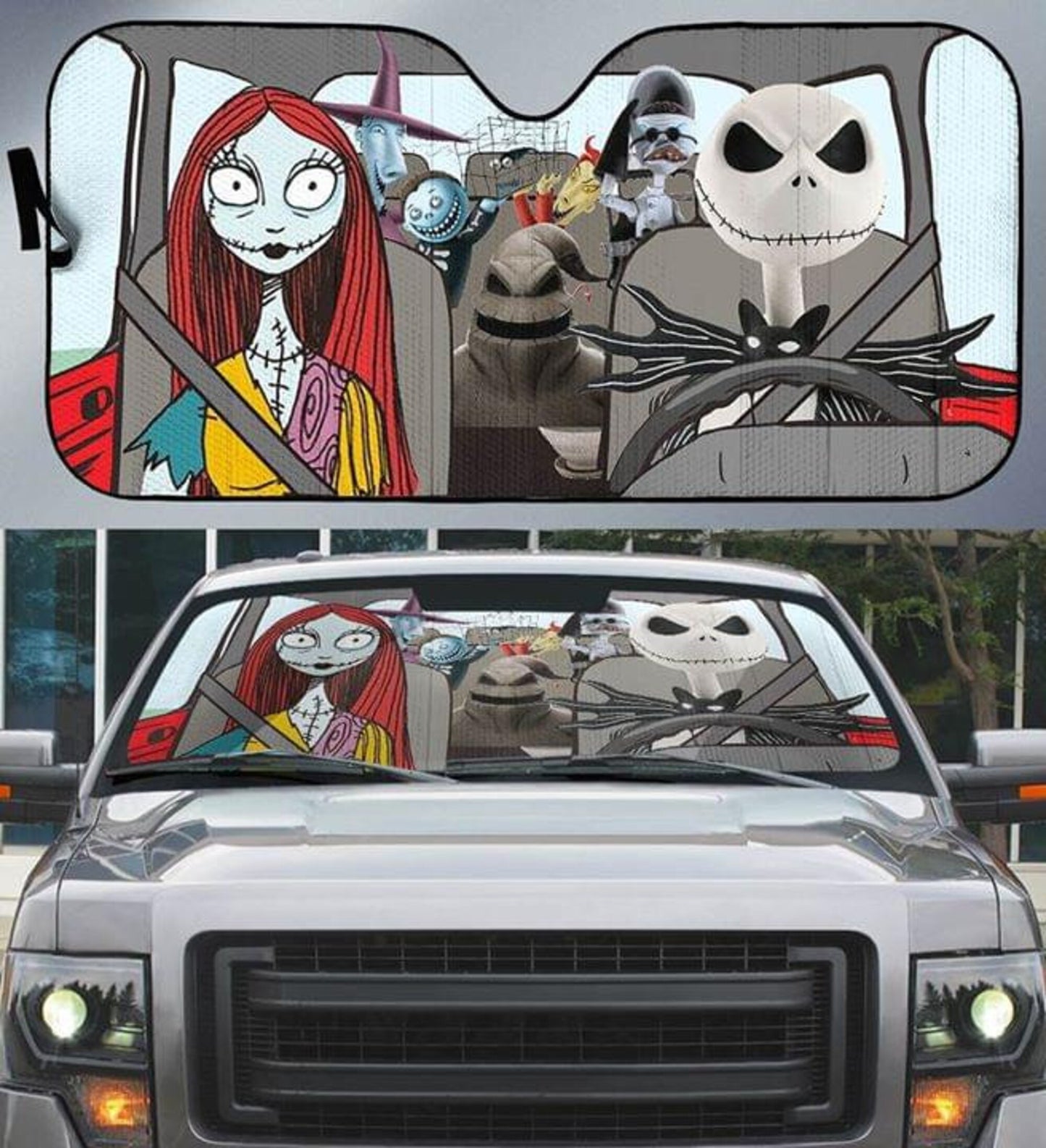 Simply Meant To Be Nightmare Car Sunshade 0823