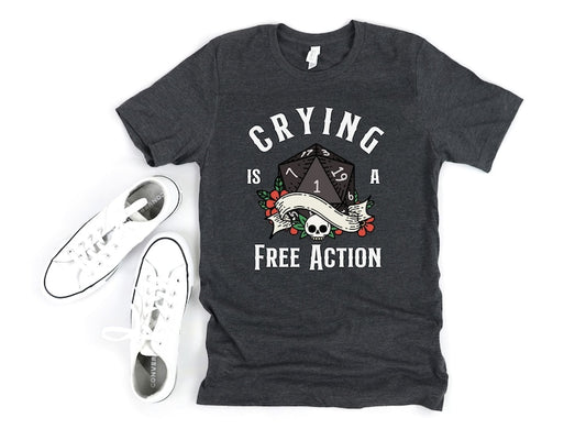 Crying Free Action RPG T-shirt and Hoodie 0523