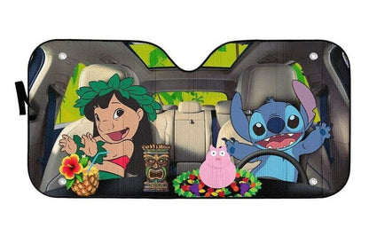 Summer Vibes Ohana Car Sunshade 0523