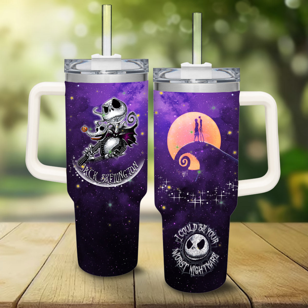 I Could Be Your Worst Nightmare Nightmare Tumbler With Handle 0224