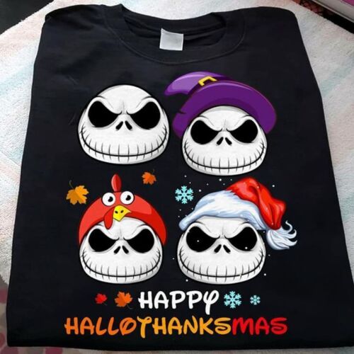 Happy Hallothanksmas Car T-shirt and Hoodie 0823