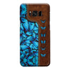 Butterfly Leather Pattern Print Phone Case
