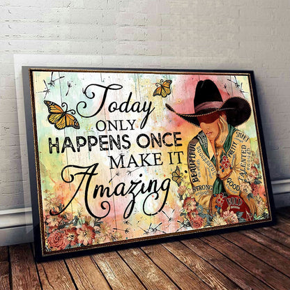 Make It Amazing - Horse Poster