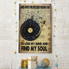 And Into The Record Room - Vinyl Records Poster