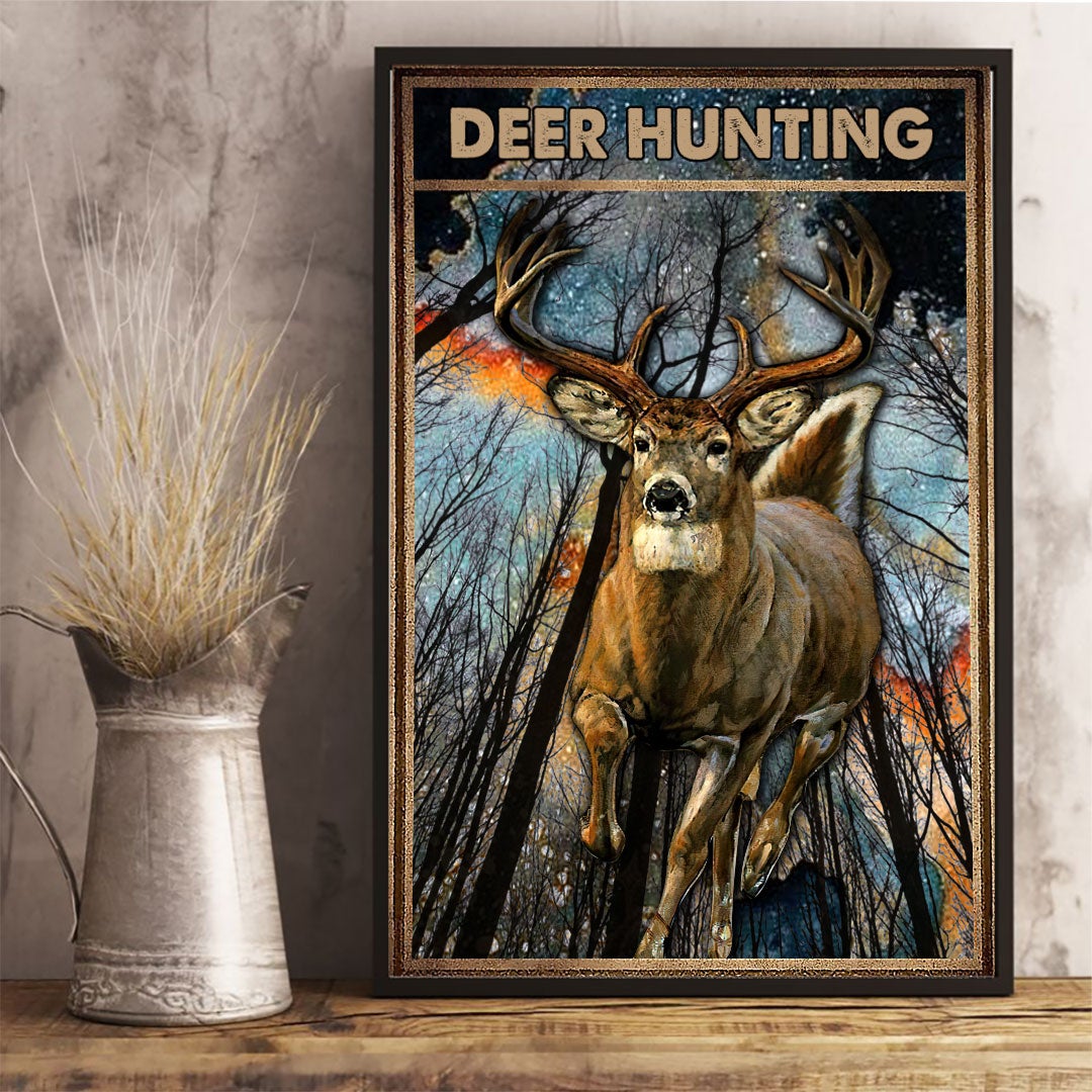 Deer Hunting Poster