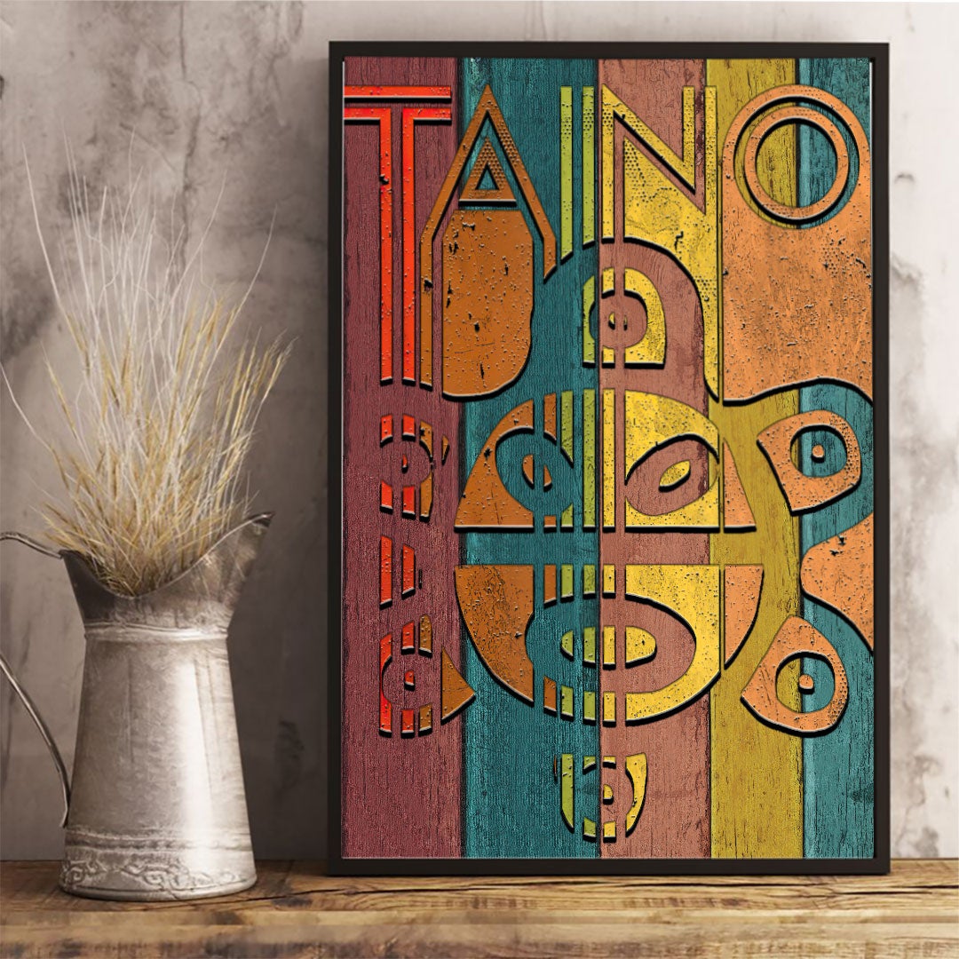 Taino Sun - Puerto Rican Poster