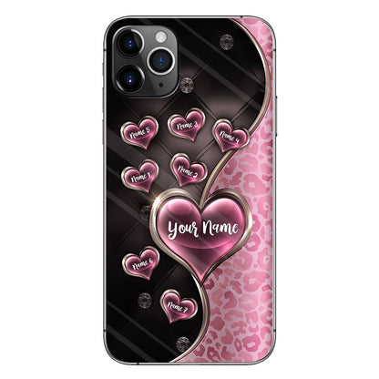 Glitter And Dirt Mama - Personalized Mother Phone Case