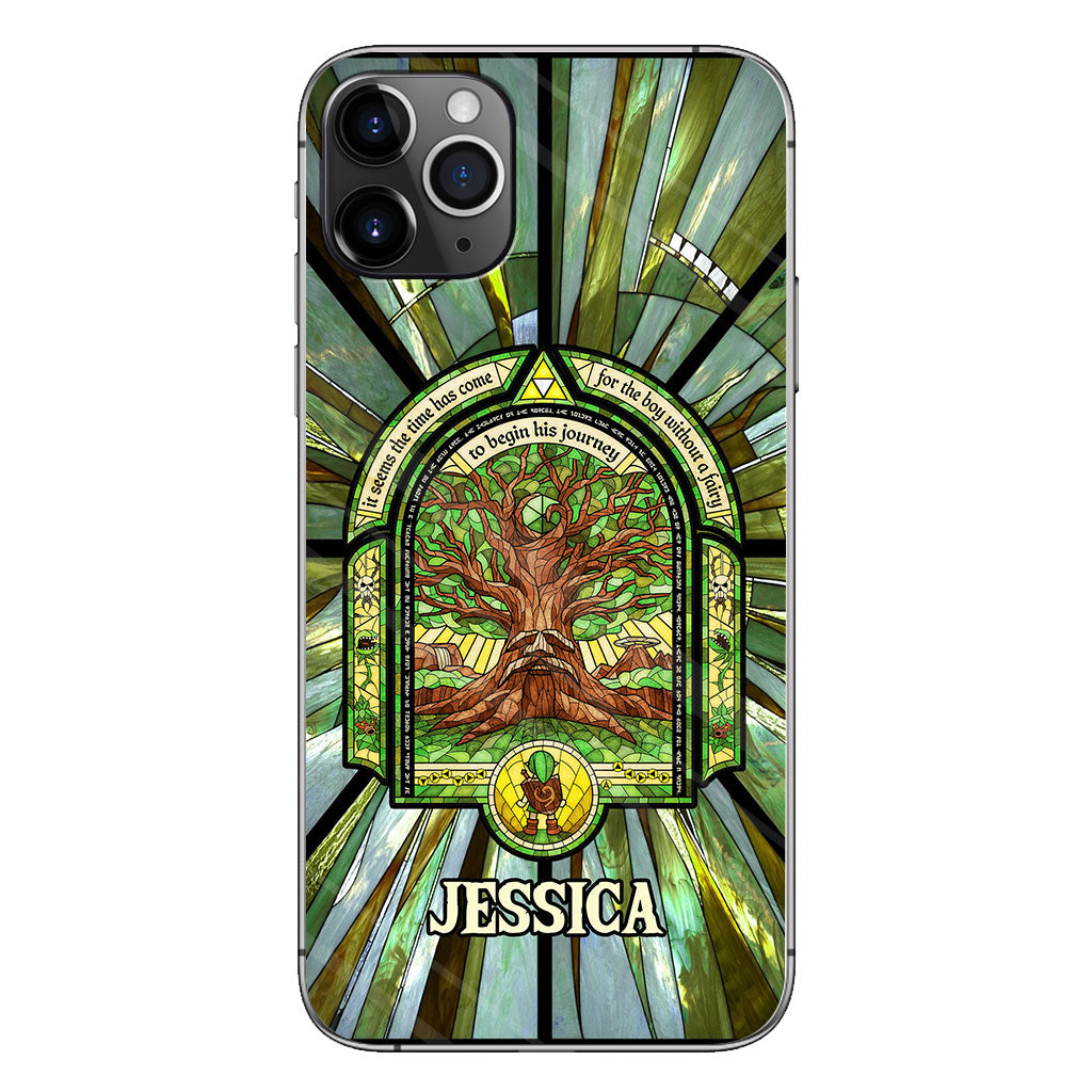 Stainted Glass Game - Personalized The Hero's Legend Phone Case