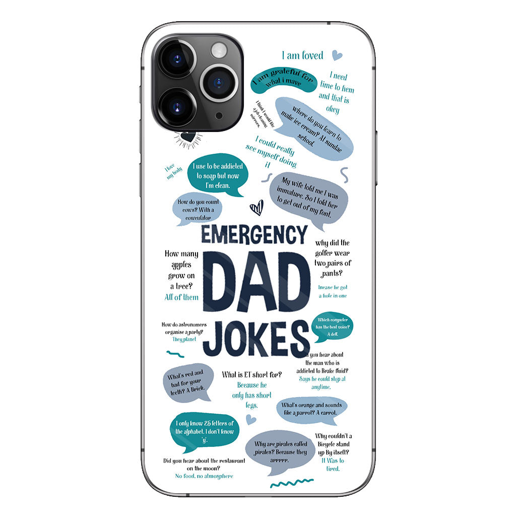 Emergency Dad Jokes - Father's Day Phone Case