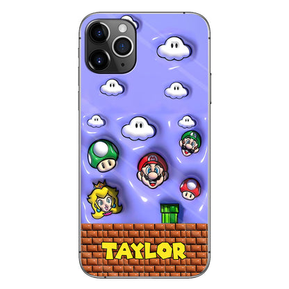 I Level Up - Personalized Super Plumber Phone Case