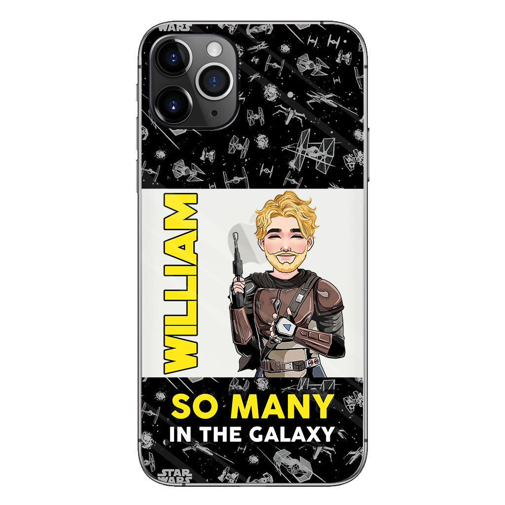 So Many In The Galaxy - Personalized The Force Clear Phone Case