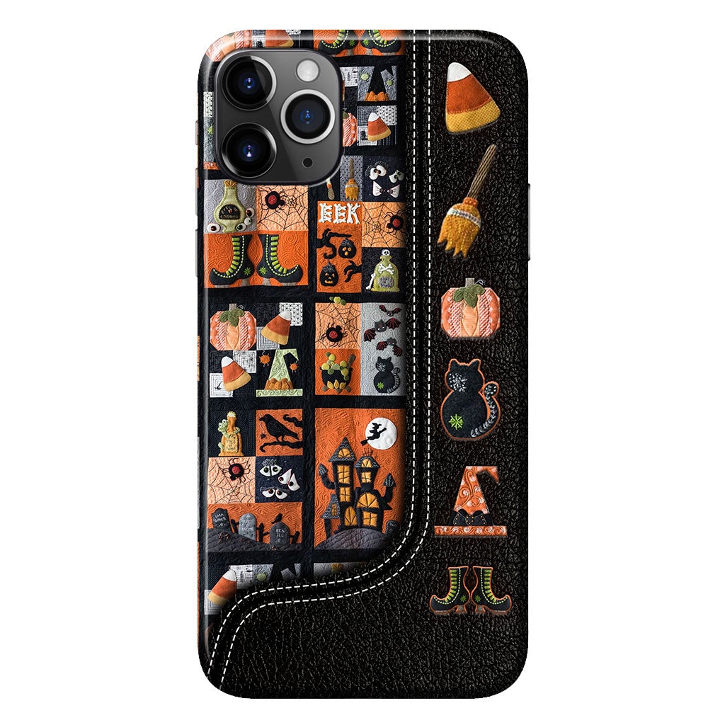 My Broom Broke So Now I Quilt Halloween Personalized Phone Case