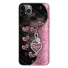 To The Moon And Back Rose Gold - Personalized Mother&#39;s Day Grandma Phone Case
