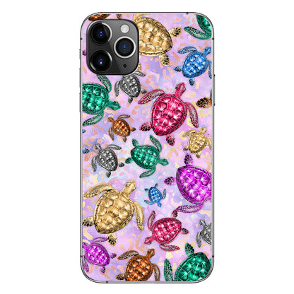 Salty Soul Colorful Turtles Leopard - Phone Case