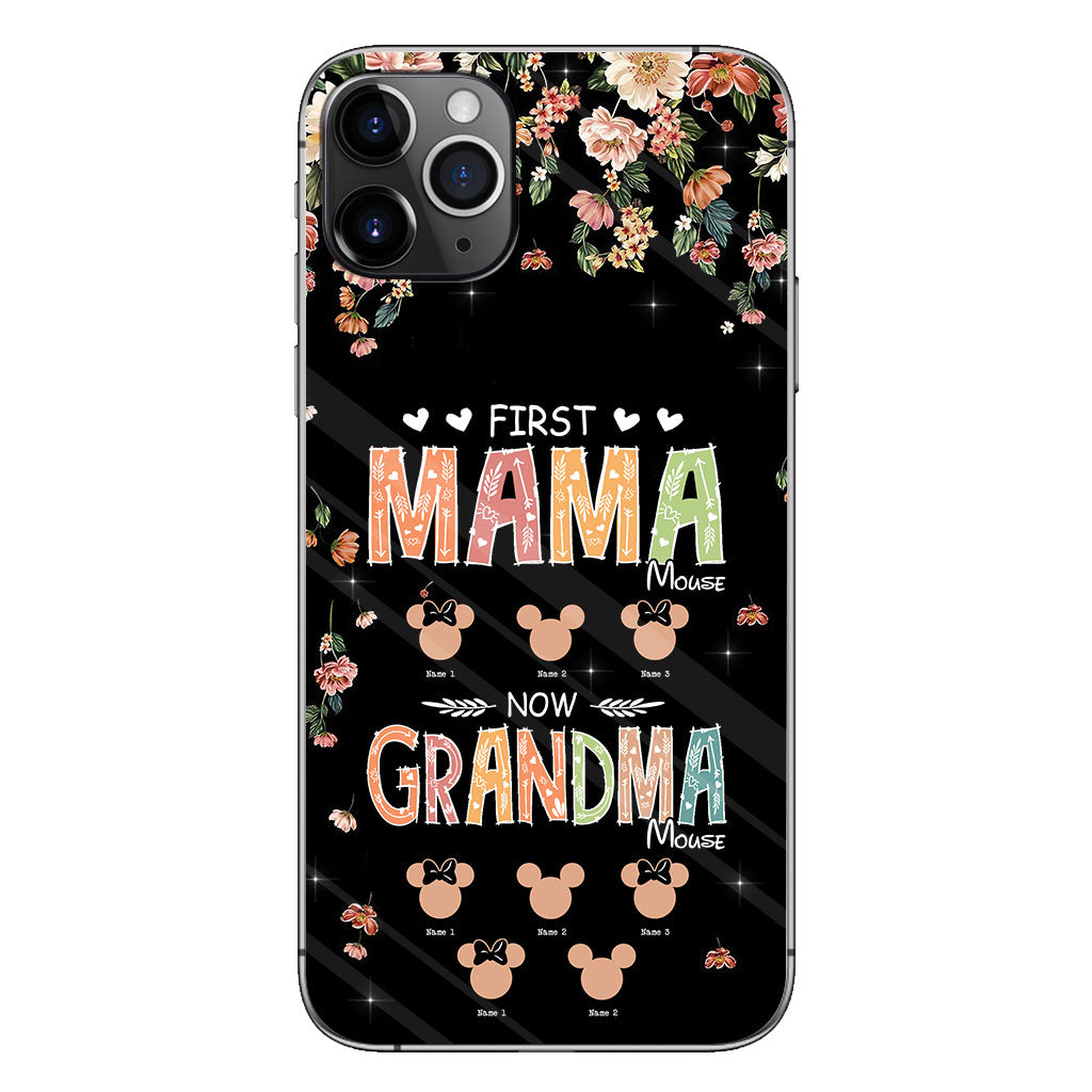 First Mama Mouse Now Grandma Mouse - Personalized Mother's Day Grandma Phone Case