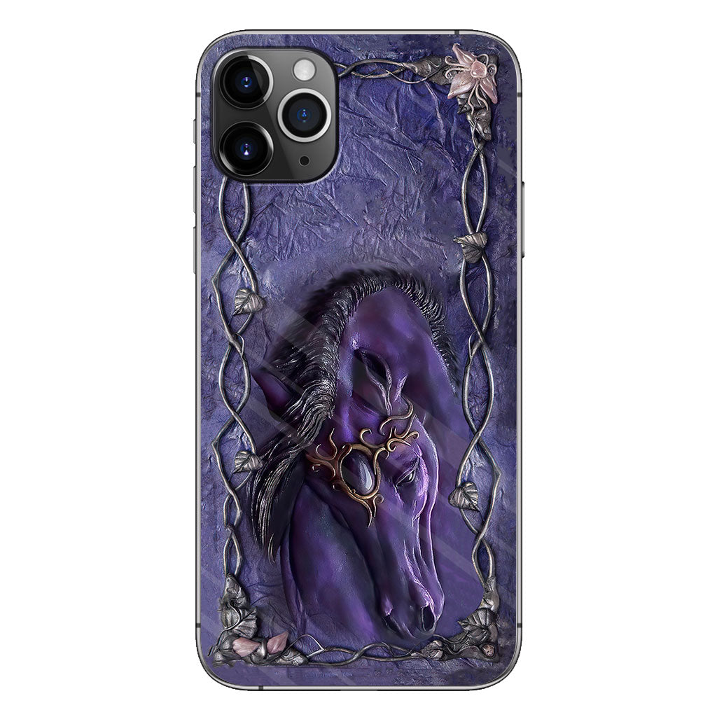 Love Horses - Phone Case With 3D Pattern Print