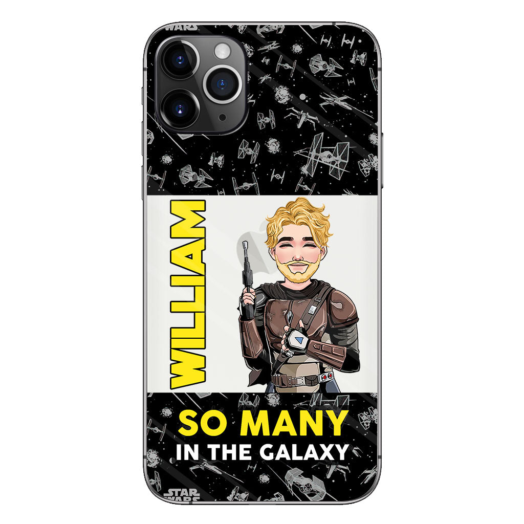 So Many In The Galaxy - Personalized The Force Clear Phone Case