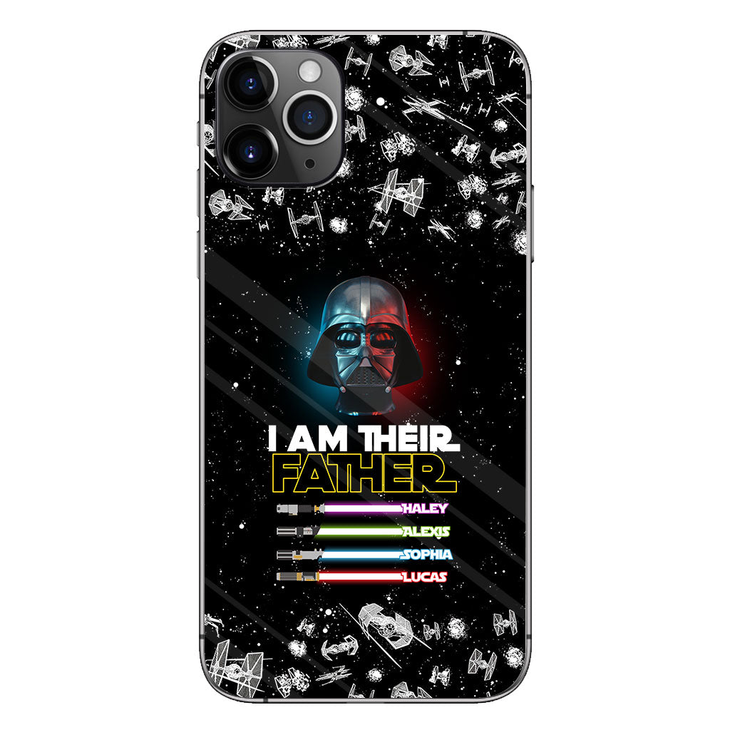 I Am Their Father - Personalized Father's Day The Force Phone Case