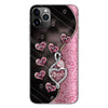To The Moon And Back Rose Gold - Personalized Mother&#39;s Day Grandma Phone Case
