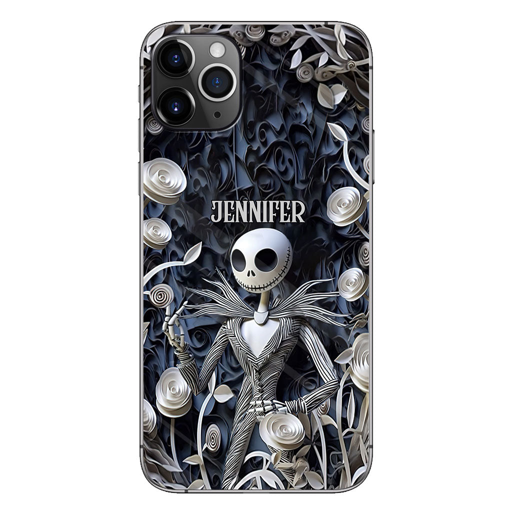 Hello Darkness - Personalized Nightmare Phone Case With 3D Effect Pattern