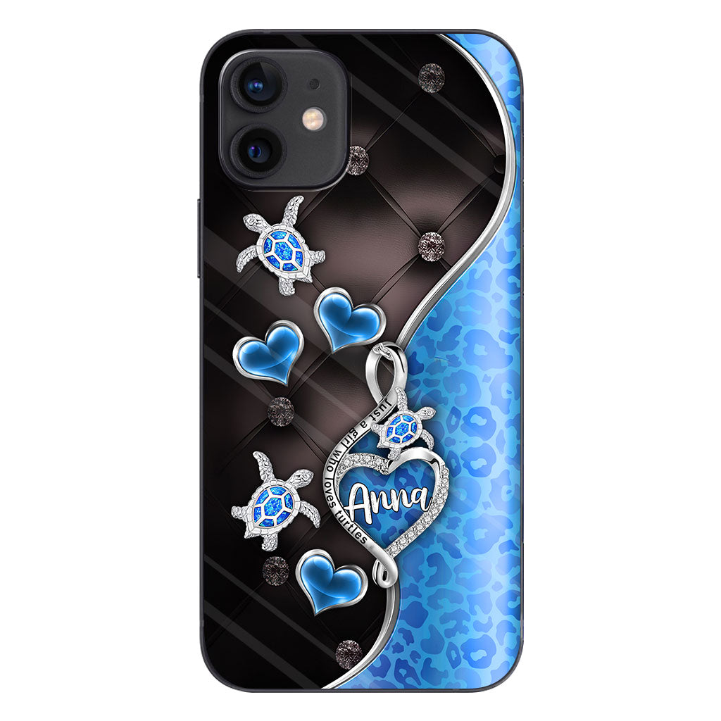 Just A Girl Who Loves Turtles - Personalized Phone Case