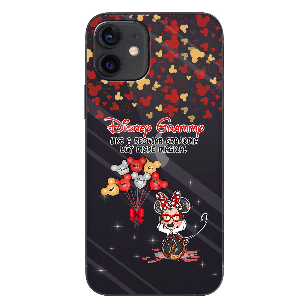 Like A Regular Grandma But More Magical - Personalized Grandma Clear Phone Case