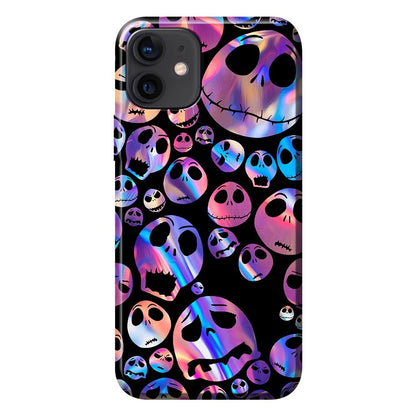 Hello Darkness Nightmare Purple Hologram Personalized Phone Case