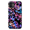 Hello Darkness Nightmare Purple Hologram Personalized Phone Case