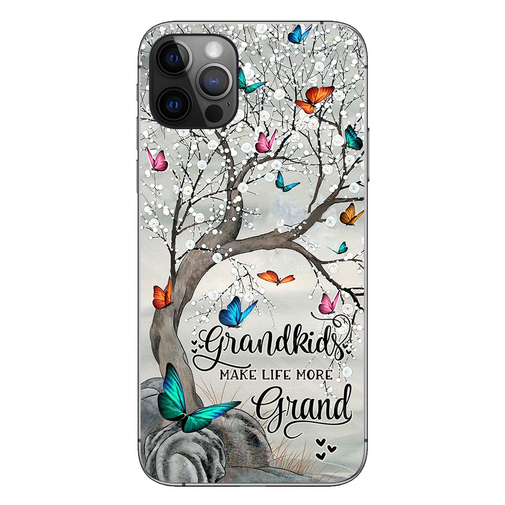 Grandkids Make Life More Grand - Personalized Grandma Phone Case