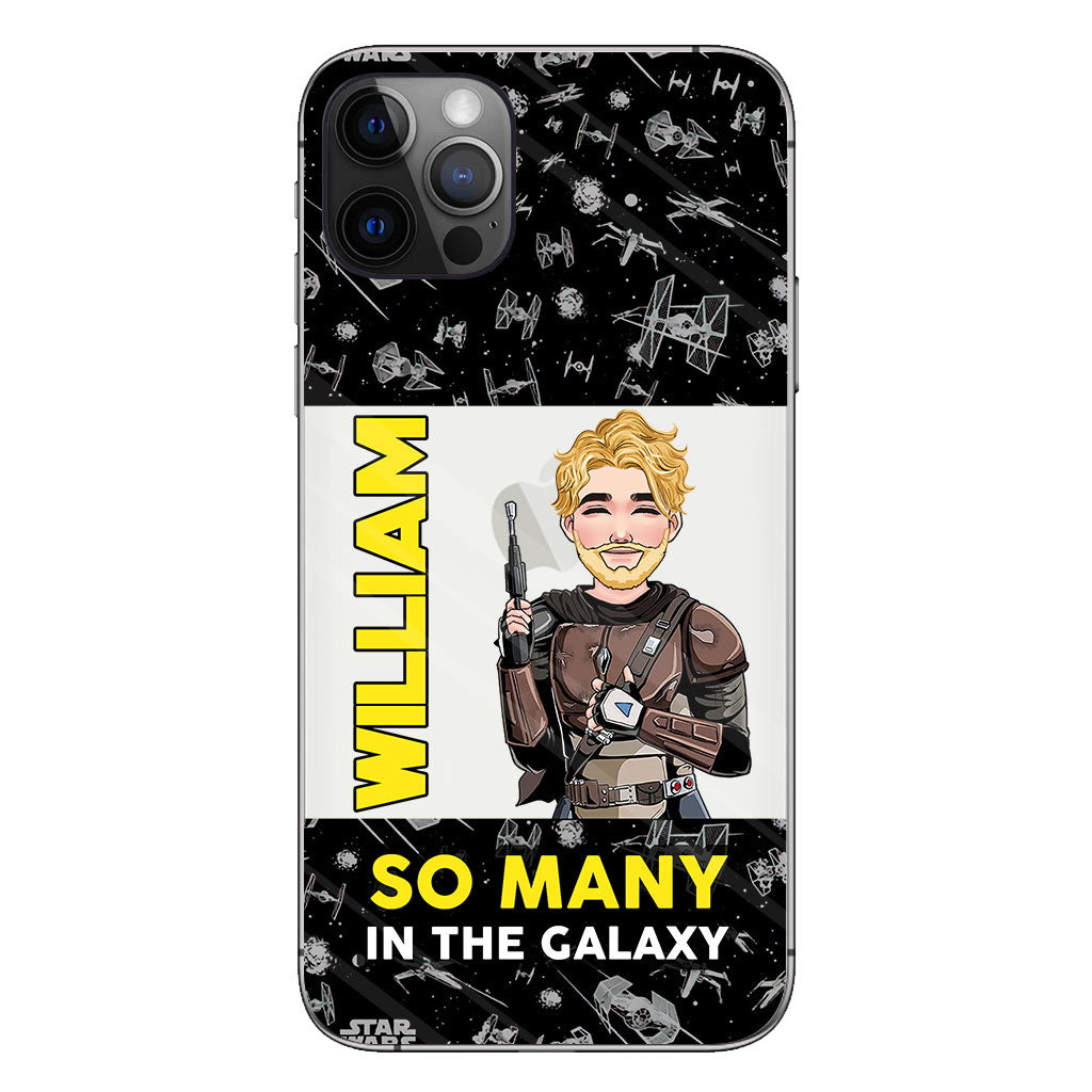 So Many In The Galaxy - Personalized The Force Clear Phone Case