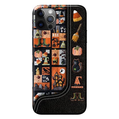 My Broom Broke So Now I Quilt Halloween Personalized Phone Case