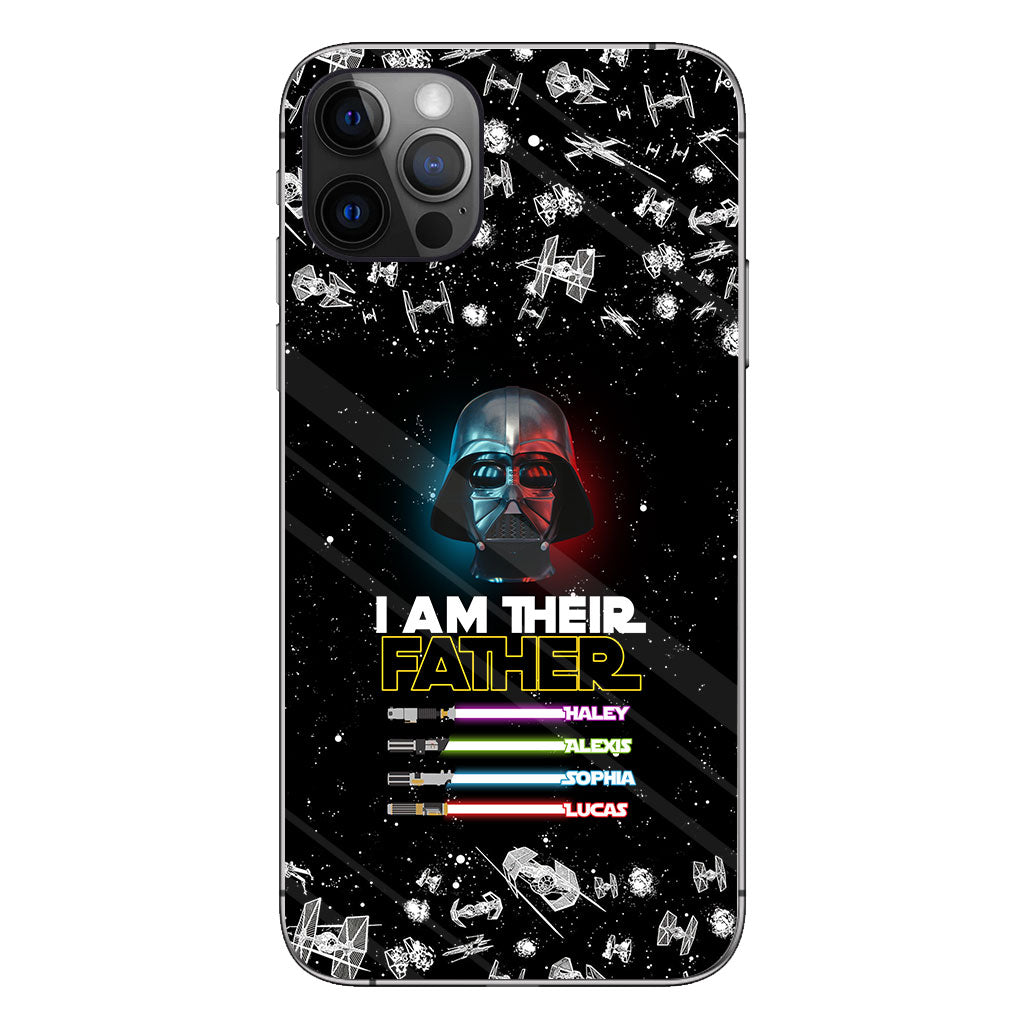 I Am Their Father - Personalized Father's Day The Force Phone Case